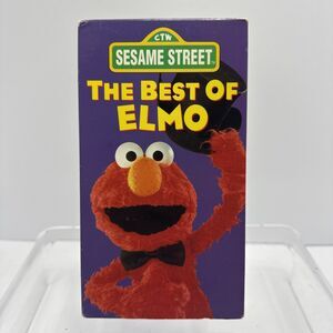 Sesame Street The Best of Elmo VHS 1994 The Muppets Jim Henson Kids Cartoon Film